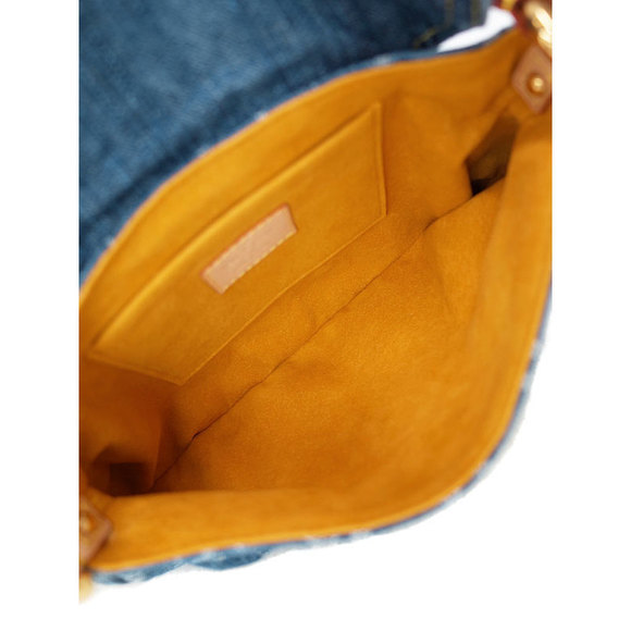 Louis Vuitton Denim Mini Pleaty Shoulder Bag Blue - Picture 3 of 9